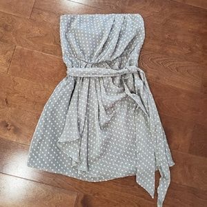 Express strapless dress